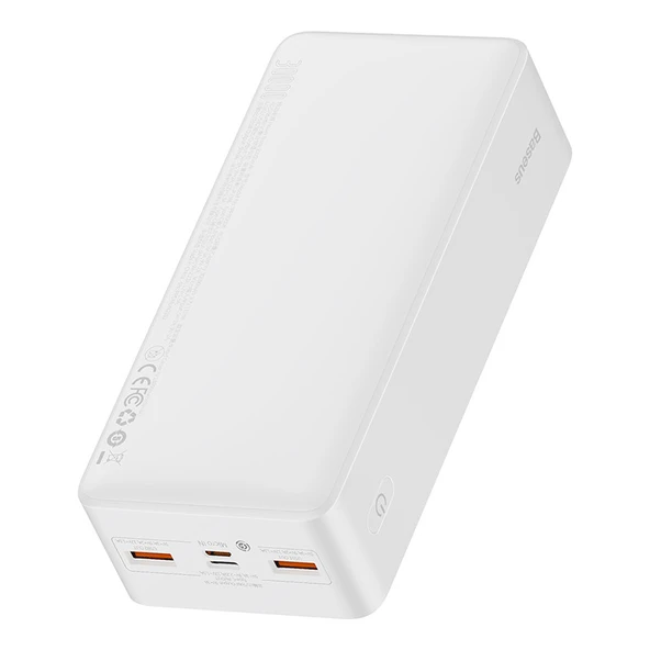 Baseus Bipow 20 W Beyaz 30000 mAh Hızlı Şarj Powerbank - 4