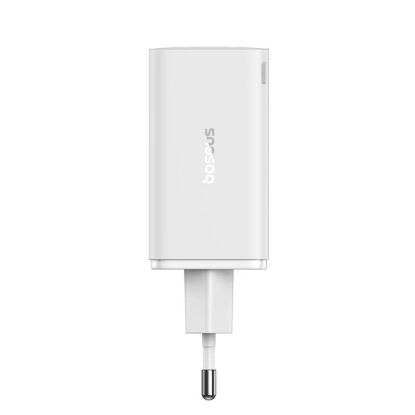 Baseus GaN6 Pro 65 W Beyaz Type-C Kablolu Hızlı Şarj Aleti - 5