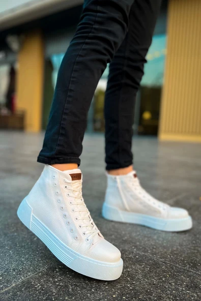 TB167 GBT Blazer Erkek Bot BEYAZ / BEYAZ - 2