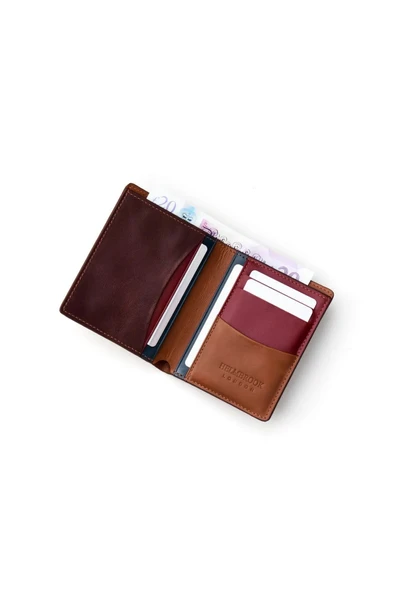 Dayton Hakiki Deri Taba (Plus Color) Erkek Ince Tasarım Çok Bölmeli Rfid Korumalı Cüzdan - 3