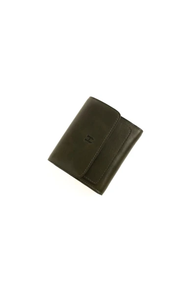 Eleanor Hakiki Deri Haki Kadın Fermuarlı El Işi Rfid Korumalı Kapaklı Çıtçıtlı Büyük Cüzdan - 3