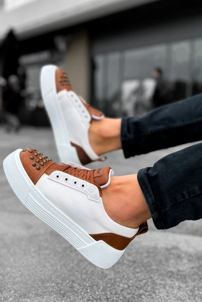 TB169 CBT Thorn Erkek Ayakkabı TABA/BEYAZ - Resim 5