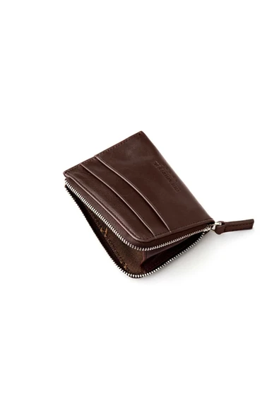 Seward Erkek Kahve (Plus Color)Deri Cep Tasarım Fermuar Kapamalı Rfid Korumalı Kartlık - 2