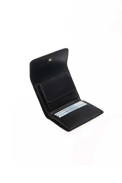 Eleanor Hakiki Deri Siyah Kadın Fermuarlı El Işi Rfid Korumalı Kapaklı Çıtçıtlı Büyük Cüzdan - 3