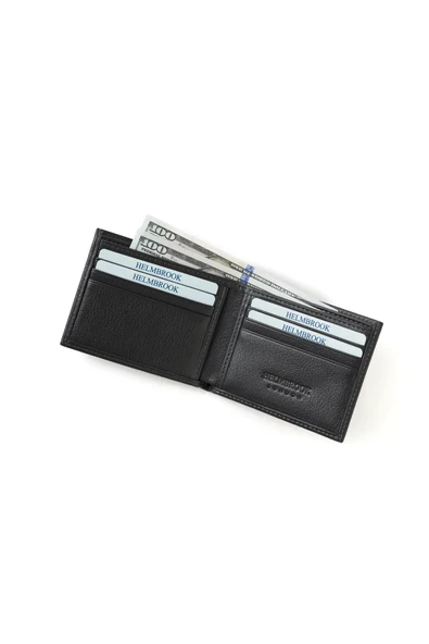 Dean Erkek Gri Deri Cep Tasarım Çok Bölmeli Rfid Korumalı Cüzdan