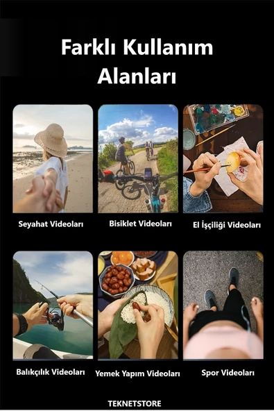 Boyun Askılı Manyetik Telefon Tutucu Youtuber / Tiktok / Kalıcı Makyaj / Vlog / Pov Video Çekim - 3