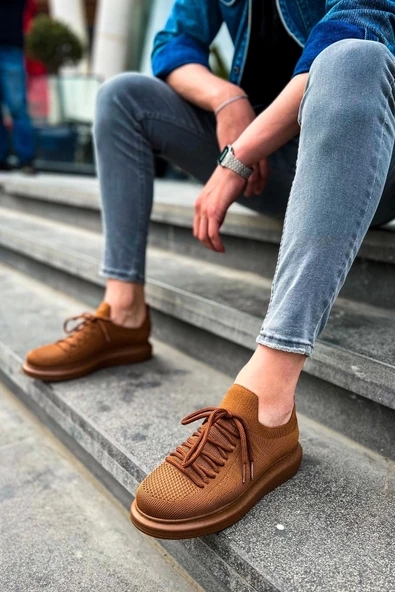 TB307 RT Tricot Erkek Ayakkabı KAHVE
