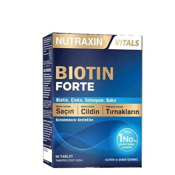 Nutraxin Biotin Forte 60 Tablet ürün görseli