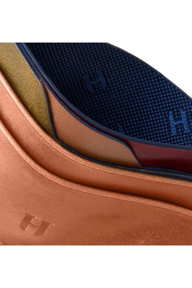 Elton Erkek Taba(Plus Color)Deri İnce Tasarım Çok Bölmeli  Rfid Korumalı Kartlık - 2