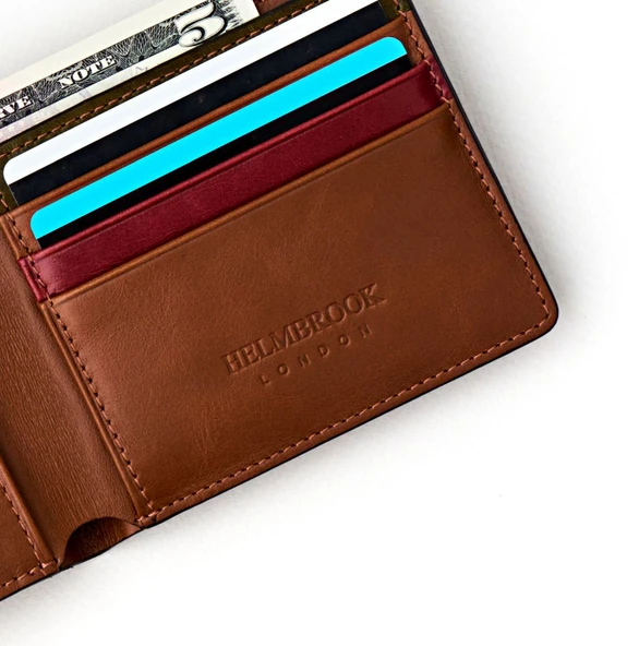 Eldridge Hakiki Deri Taba(Plus Color ) Erkek Ince Tasarım Çok Bölmeli Rfid Korumalı Cüzdan - 2