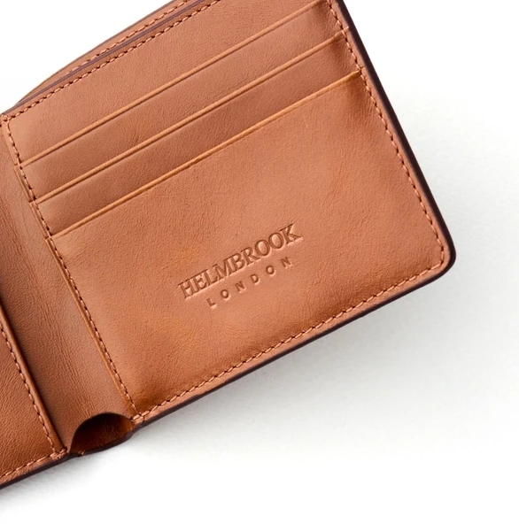 Eldridge Erkek Taba Deri İnce Tasarım Çok Bölmeli  Rfid Korumalı Cüzdan - 2