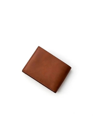 Rigby Hakiki Deri Taba Kahve Erkek Cep Tasarım Çok Bölmeli Rfid Korumalı Cüzdan - 4