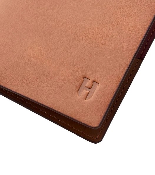 Eldridge Hakiki Deri Taba(Plus Color ) Erkek Ince Tasarım Çok Bölmeli Rfid Korumalı Cüzdan - 3