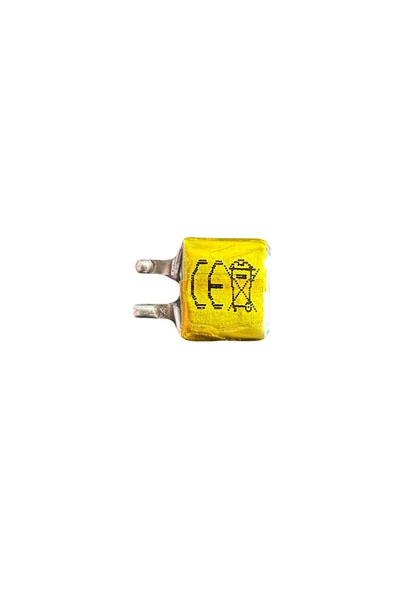 TrkTech 3.7V 30mAh Lityum İyon Pil Şarj Edilebilir Kulaklık Bataryası 10mm x 10mm x 3mm - 3