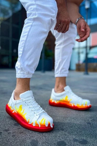 TB254 CBT Pittura Erkek Ayakkabı 535 KIRMIZI ALEV - 3