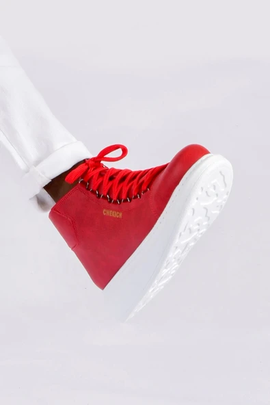 TB258 CBT Roma Erkek Bot KIRMIZI - Resim 2