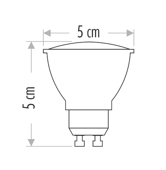 1 Adet 7 Watt, 4000 Kelvin, Çok Kaliteli Gu10 Duy Led Ampul, Yüksek Lümen 4000 Kelvin Gu10 Duy Ampul - 4
