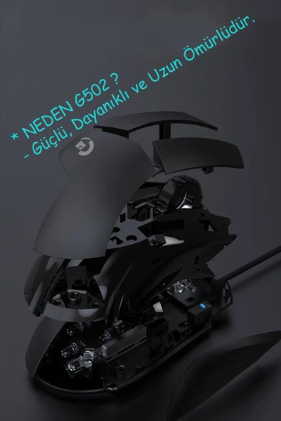 TrkTech G502-825 Kablolu Rgb 8 Tuşlu E-spor Oyuncu Mouse Macro Mouse - 4