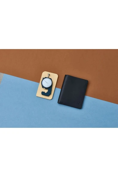 Dayton Erkek Siyah(Plus Color) Deri İnce Tasarım Çok Bölmeli  Rfid Korumalı Cüzdan - 2