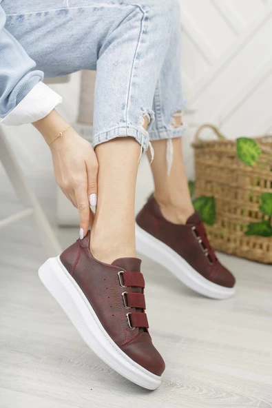 TB253 CBT Mirror Non Kadın Ayakkabı BORDO