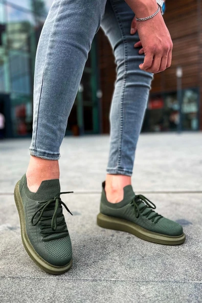 TB307 RT Tricot Erkek Ayakkabı HAKI - Resim 4