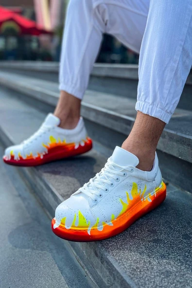 TB254 CBT Pittura Erkek Ayakkabı 535 KIRMIZI ALEV - 2