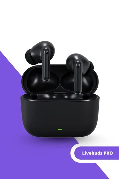 TrkTech Livebuds Pro Bluetooth Kulaklık HD Ses Performansı A Kalite Uzun Şarj Süresi