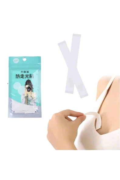 Şeffaf Elbise ve Kıyafetler İçin Çift Taraflı Giysi Sabitleme Dekolte Kapatıcı Bant