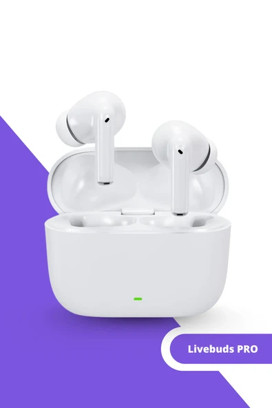 TrkTech Livebuds Pro Bluetooth Kulaklık HD Ses Performansı A Kalite Uzun Şarj Süresi