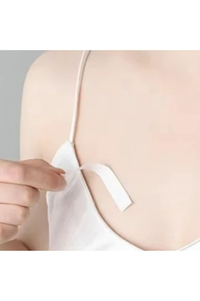 Şeffaf Elbise ve Kıyafetler İçin Çift Taraflı Giysi Sabitleme Dekolte Kapatıcı Bant - 5