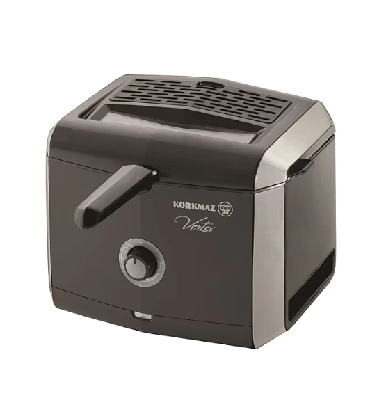 Korkmaz Vertex A486 Siyah Fritöz