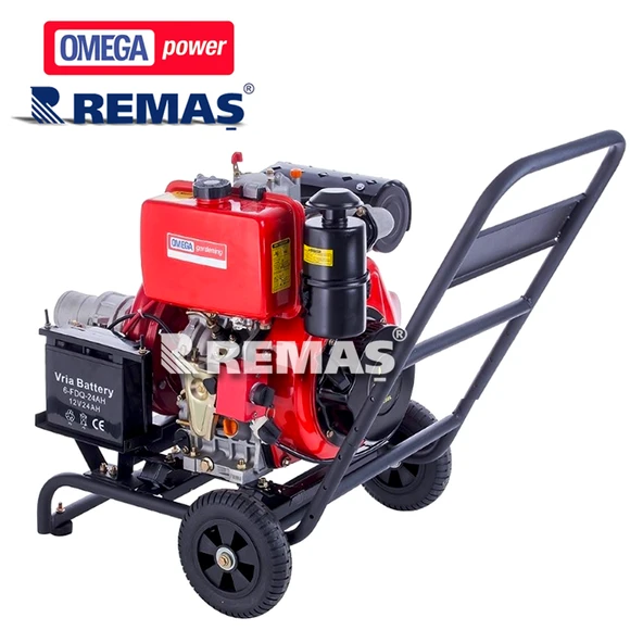 Omega OMG-YBP 11 Marşlı 3''inç Yüksek Basınçlı Dizel Motopomp Yangın Su Pompası - Resim 3