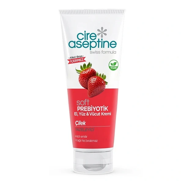Cire Aseptine Tüp Krem Çilek 75 Ml