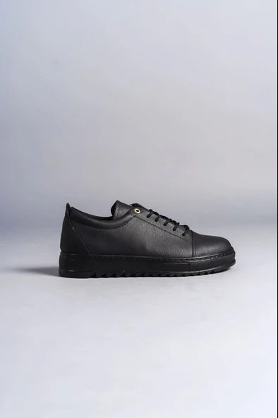 Tb152 Cool Bağcıklı Cilt Erkek Günlük Spor Klasik Ayakkabı Cst - Siyah - 4