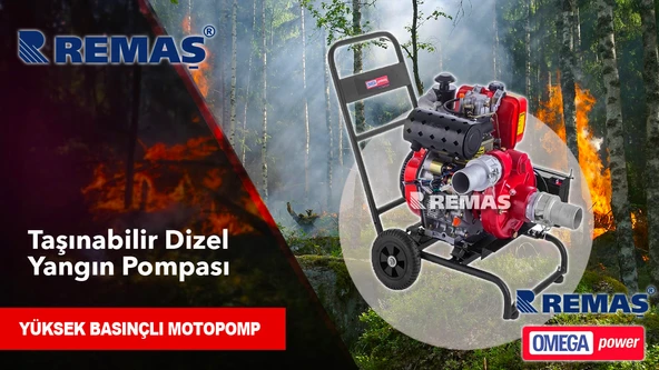 Omega OMG-YBP 11 Marşlı 3''inç Yüksek Basınçlı Dizel Motopomp Yangın Su Pompası - Resim 4