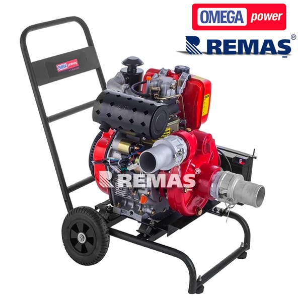 Omega OMG-YBP 11 Marşlı 3''inç Yüksek Basınçlı Dizel Motopomp Yangın Su Pompası ürün görseli 1