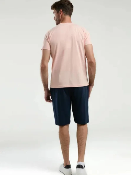 Arnetta Erkek Somon Kısa Kol Bermuda Pijama Takım 3318 - Resim 3