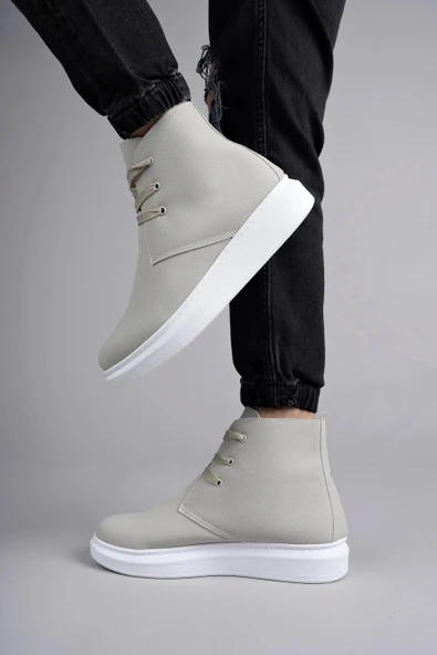 Tb207 Oslo Bağcıklı Süet Erkek Günlük Spor Bot Bt - Gri - 3