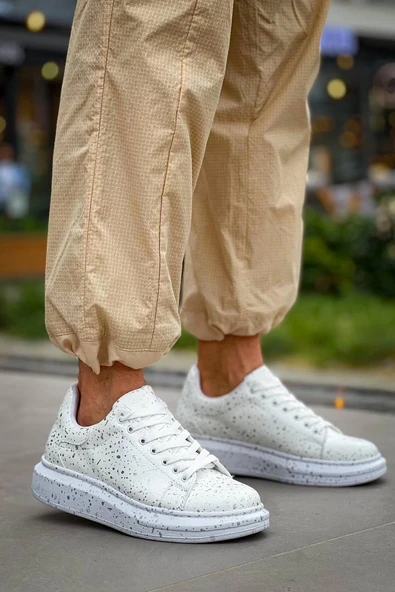 Tb-x500  Terzi Bey  Beyaz Silwer  Bağcıklı  Günlük Erkek  Ayakkabı ürün görseli