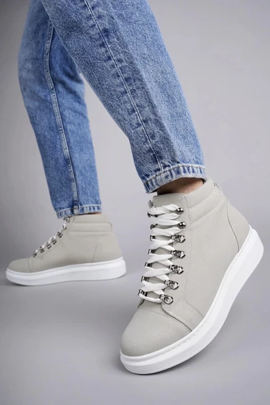 Tb206 Ottawa Bağcıklı Süet Erkek Günlük Spor Bot Bt - Gri - 2