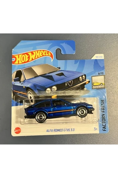 Tekli Arabalar Mavi Alfa Romeo GTV6 3.0
