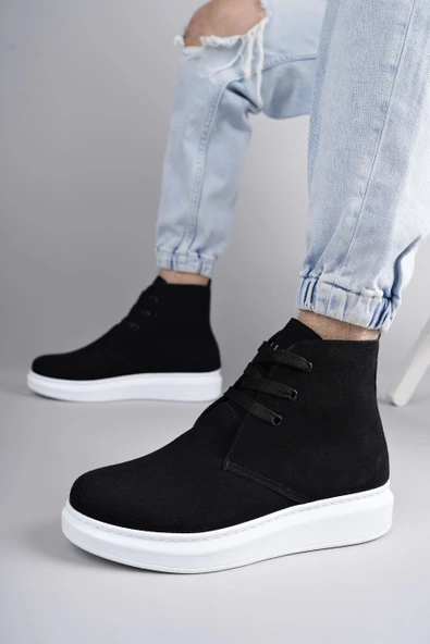 Tb207 Oslo Bağcıklı Süet Erkek Günlük Spor Bot Bt - Siyah - 2