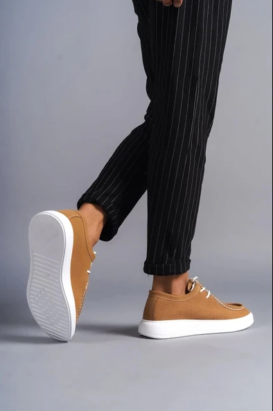 Tb170 Tornado Bağcıklı Süet Erkek Günlük Spor Klasik Ayakkabı Sbt - Taba - 4