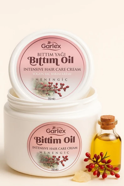 Garlex Bıttım Yağlı , Menengiç Özlü ,Saç Bakım Kremi,250 ML - 4