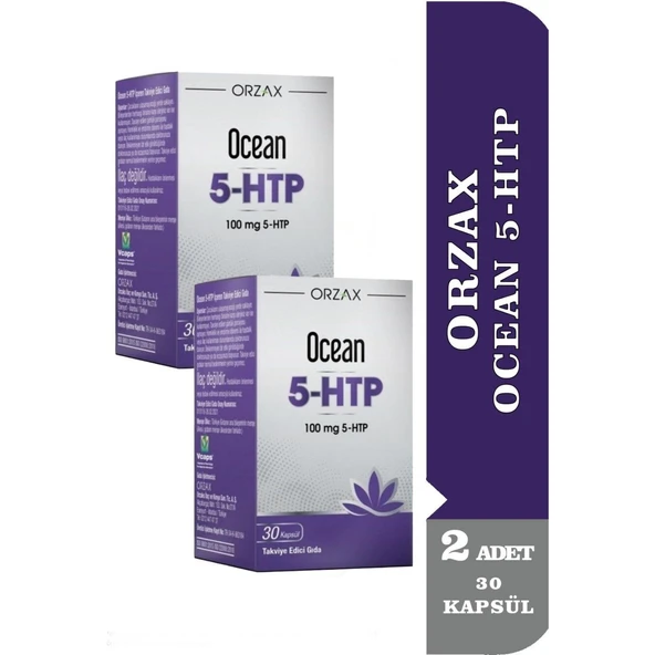 Ocean 5-Htp 100 mg 30 Kapsül 2 Adet