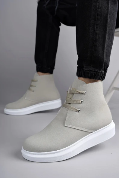 Tb207 Oslo Bağcıklı Süet Erkek Günlük Spor Bot Bt - Gri - 2