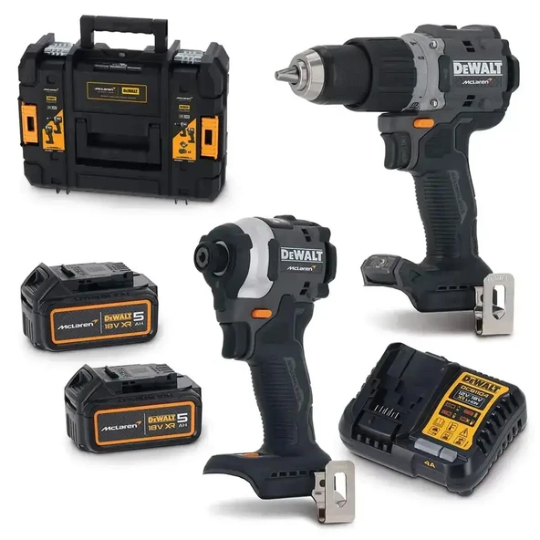 Dewalt DCK200MP2T X McLaren 18V XR 5.0 Ah. 2 Akülü Vidalama Makine Seti