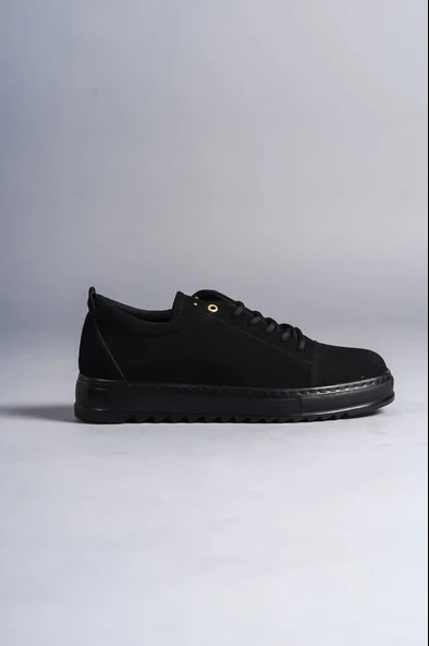 Tb152 Cool Bağcıklı Süet Erkek Günlük Spor Klasik Ayakkabı Sst - Siyah - 4