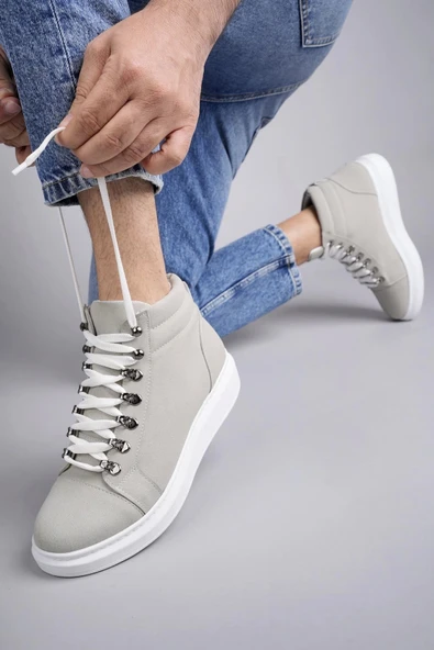 Tb206 Ottawa Bağcıklı Süet Erkek Günlük Spor Bot Bt - Gri - 3