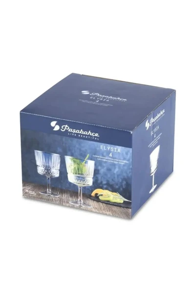Paşabahçe 440455 Elysia Magnolia Sunum Bardağı 260cc - 4 Adet - 4